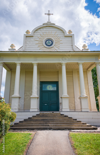 View of the Church at Historic Old Mission State Park in Idaho