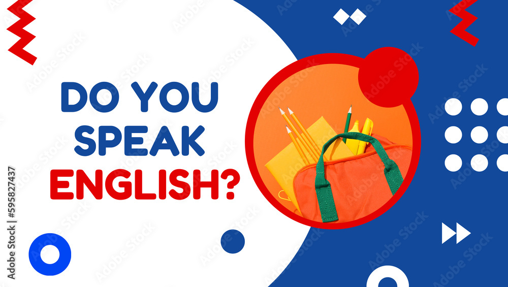 Fototapeta premium Image for English language day, learning English language concept