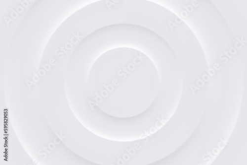 Abstract background gray circle neomorphism, design element