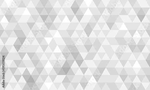 Grey triangle geometrics seamless pattern. Vector Repeating Background.