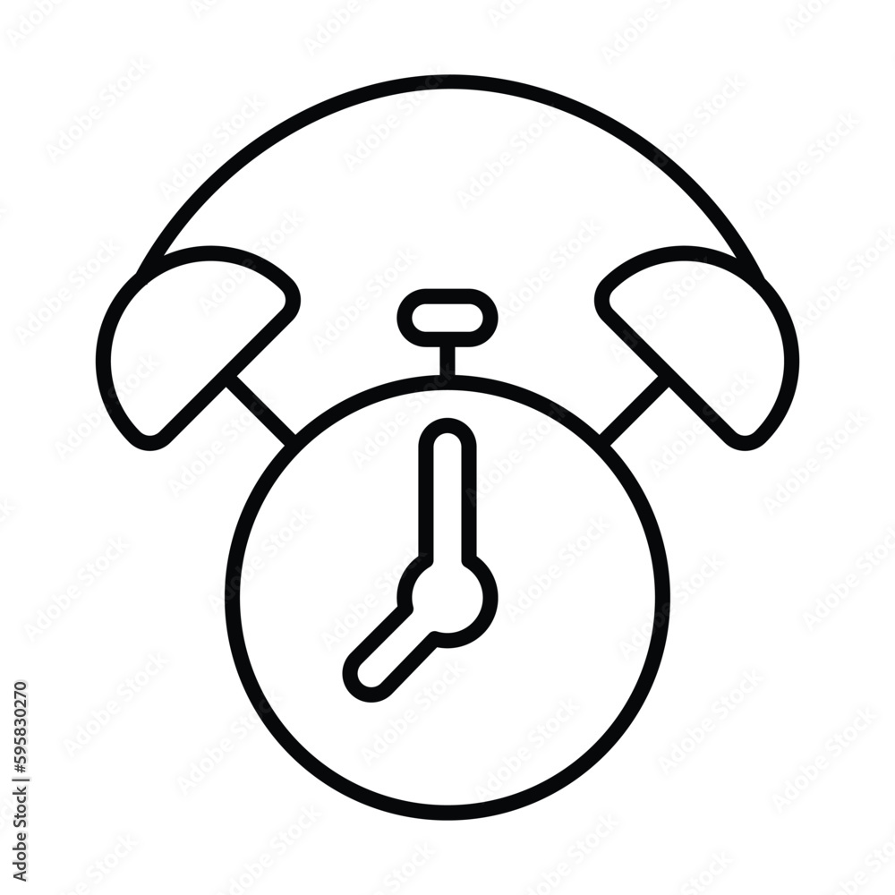 alarm clock icon, alarm vector, clock illustration alarm clock icon, alarm vector, clock illustration