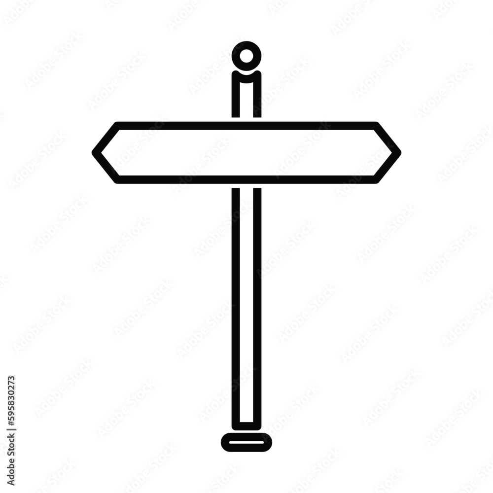 signpost icon, travel vector, traffic illustration signpost icon, travel vector, traffic illustration