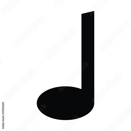 music note icon, music vector, note illustration