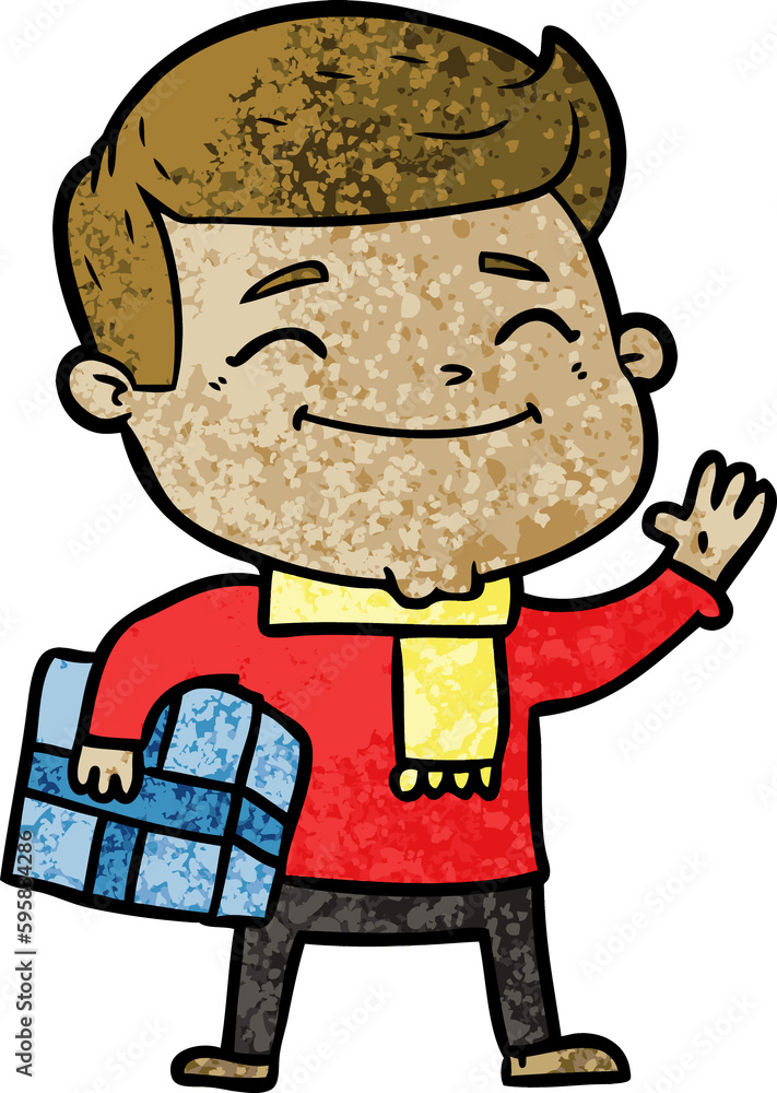 happy cartoon man happy cartoon man
