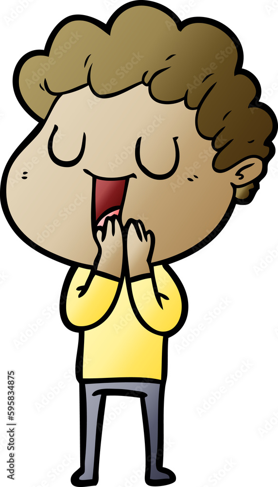 laughing cartoon man laughing cartoon man