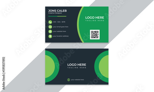 Business card design, Modern personal visiting card template, Creative design, Vector design 