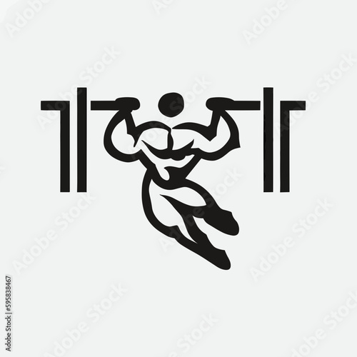 Calisthenics, vector art