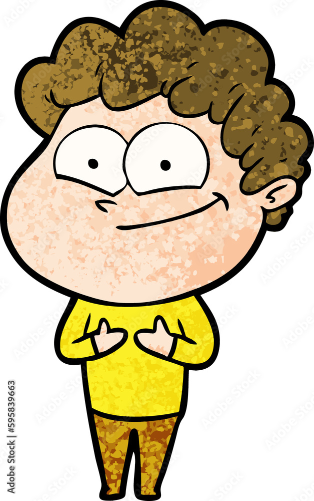 cartoon happy man cartoon happy man