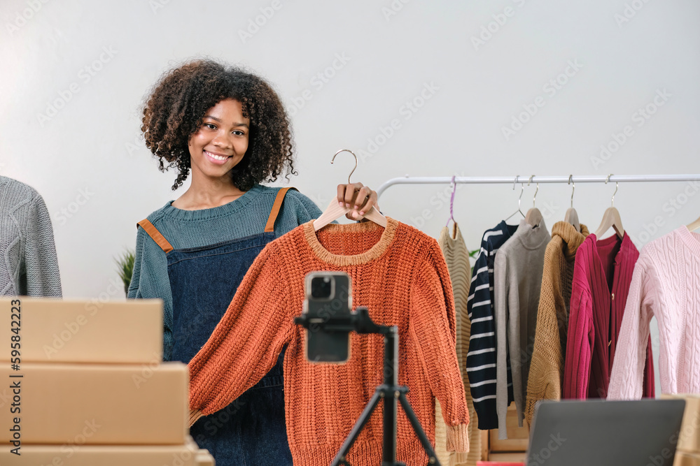 Online business clothes sales shopping