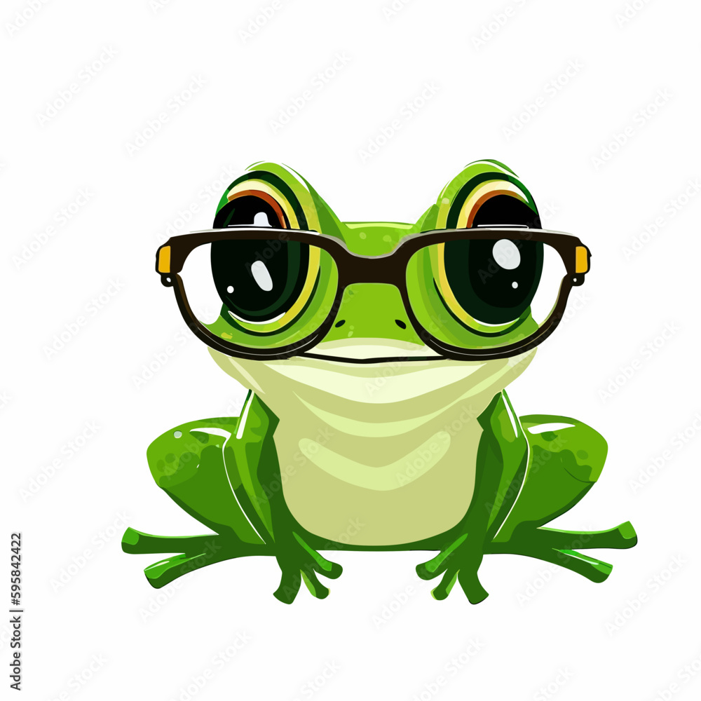 Frog with sunglasses sales