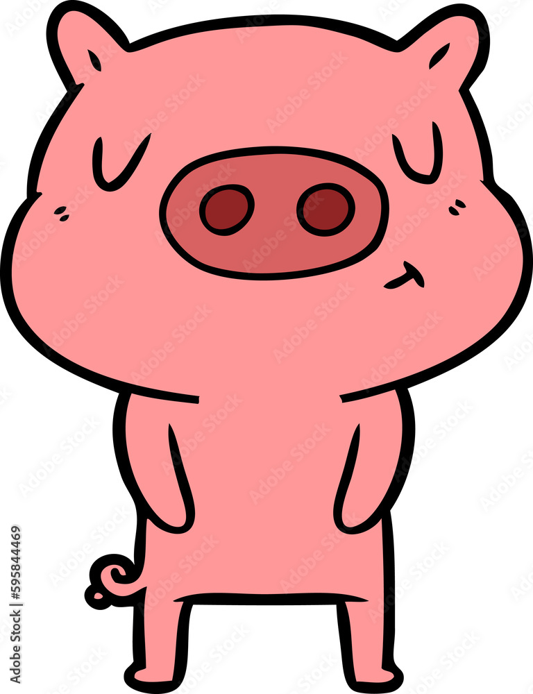 cartoon content pig cartoon content pig