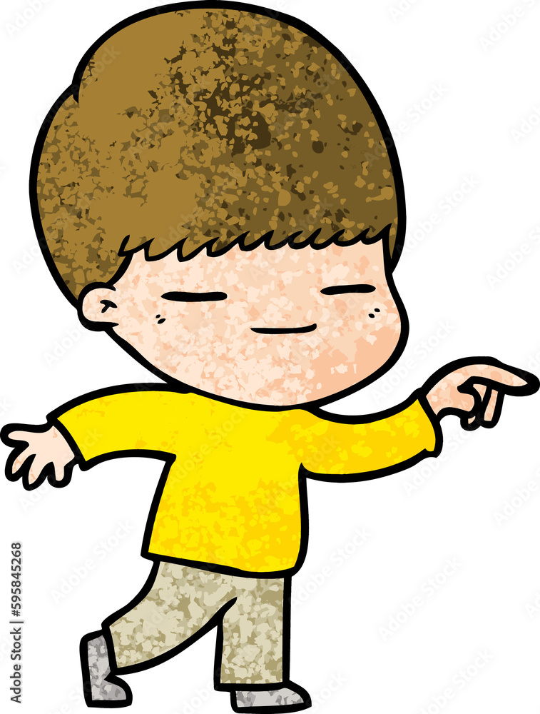 cartoon smug boy cartoon smug boy