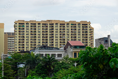 Photography modern skyscrapers in the city of kuala lumpur in malaysia