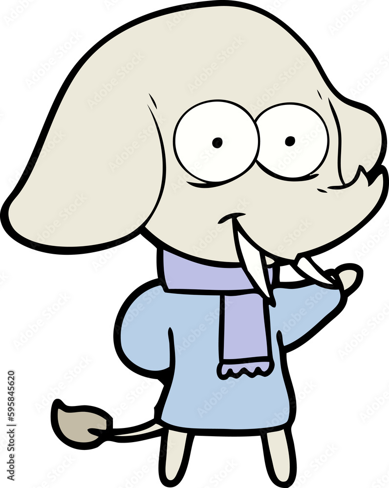 happy cartoon elephant happy cartoon elephant
