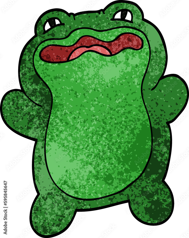funny cartoon doodle frog funny cartoon doodle frog