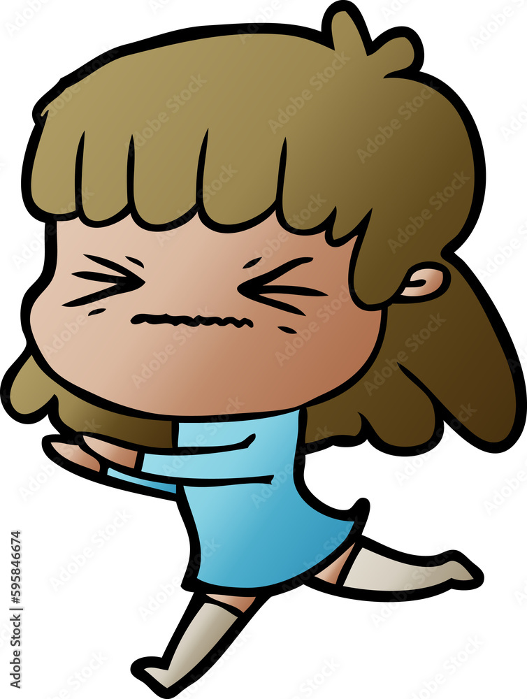 cartoon woman cartoon woman