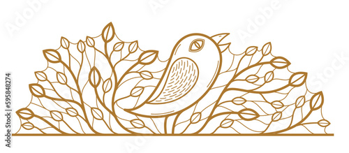 Beautiful bird on a branch ...