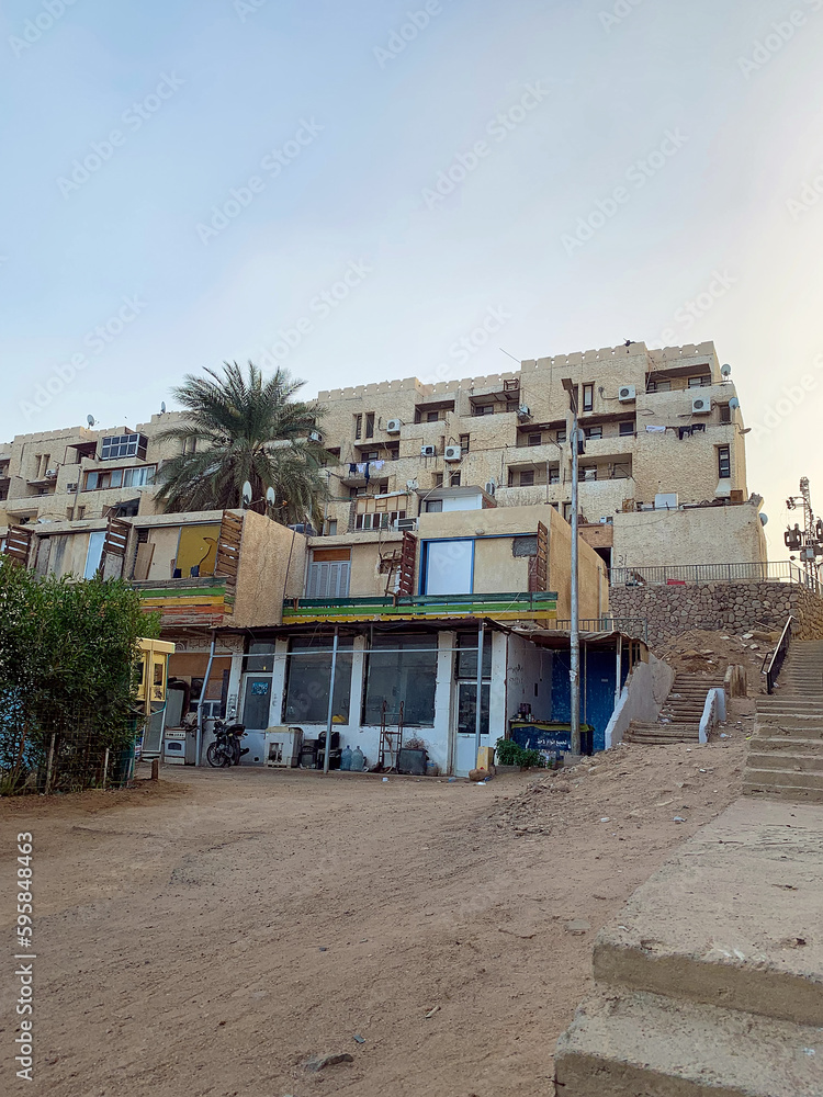 Φωτογραφία Residential buildings in the old town of Sharm El-Sheikh, Egypt, North Africa