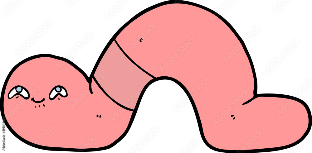 cartoon worm cartoon worm