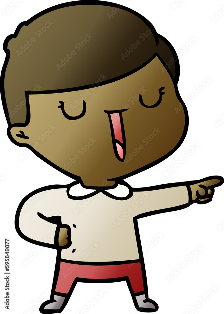 cartoon happy boy cartoon happy boy
