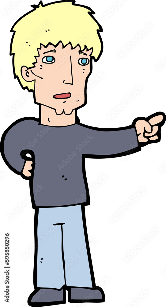 cartoon pointing man cartoon pointing man