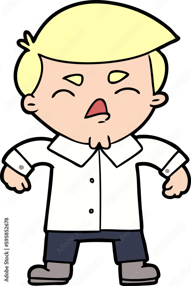 cartoon angry businessman cartoon angry businessman