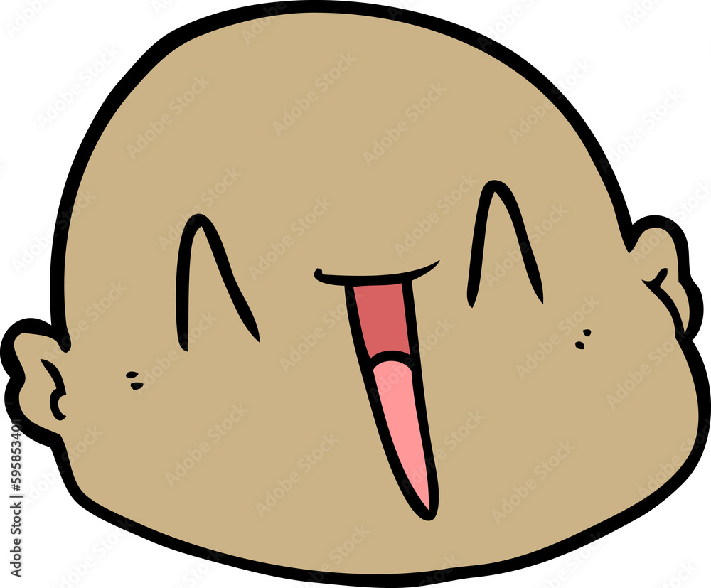 cartoon bald man cartoon bald man