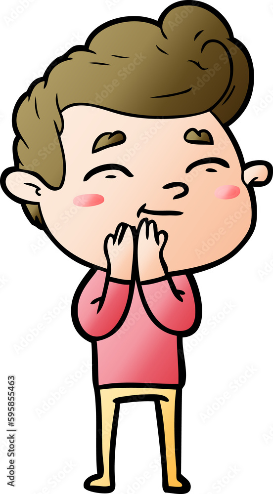 happy cartoon man happy cartoon man