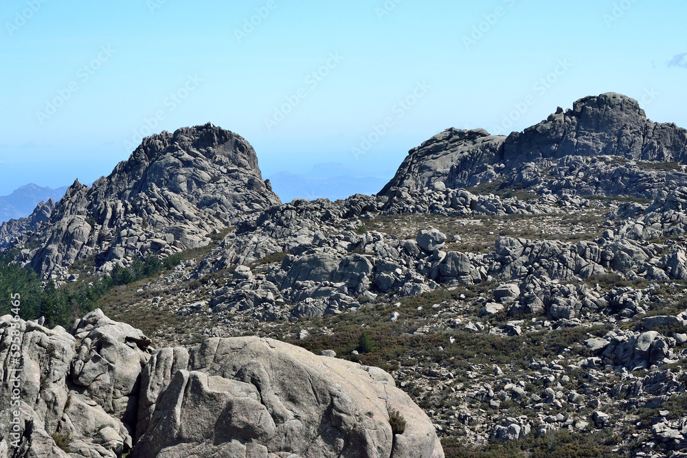 Le cime granitiche del Monte Limbara