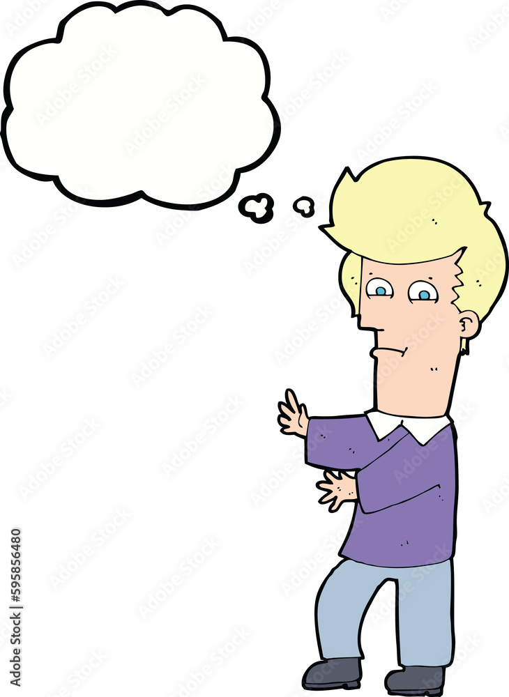cartoon man gesturing wildly with thought bubble cartoon man gesturing wildly with thought bubble