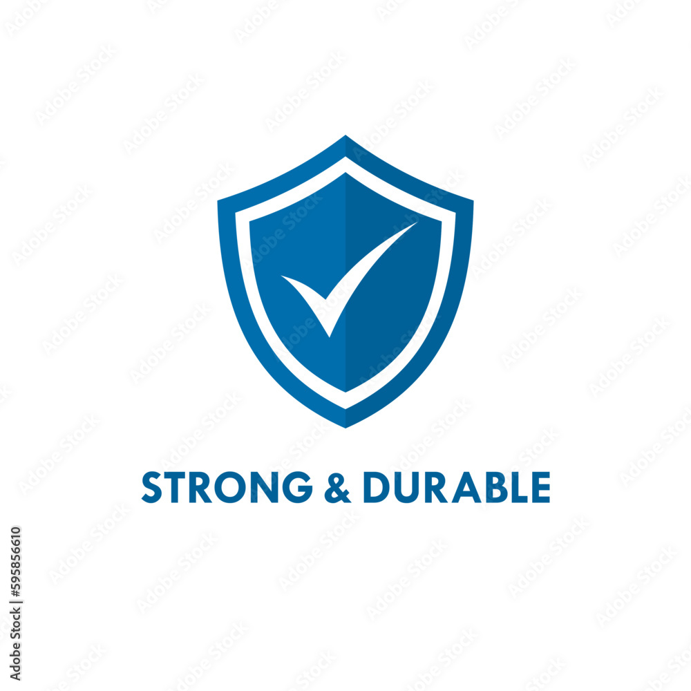 Strong and durable design logo template illustration Strong and durable design logo template illustration