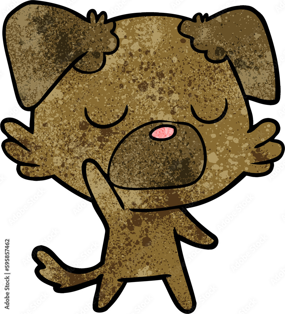 Obraz premium cartoon dog