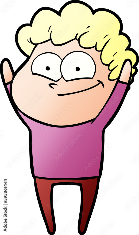 cartoon happy man cartoon happy man