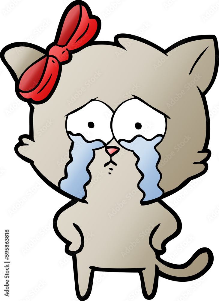 Fototapeta premium cartoon cat