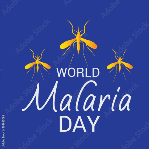 Vector illustration of a Background for World Malaria Day.