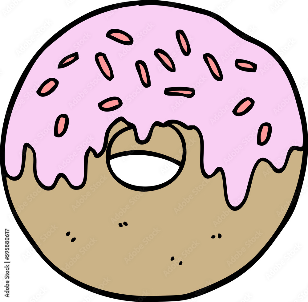 cartoon donut cartoon donut