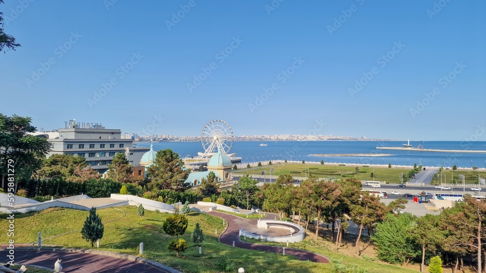 Baku Panoramic View, Discovering the highlights of Baku, the capital of Azerbaijan