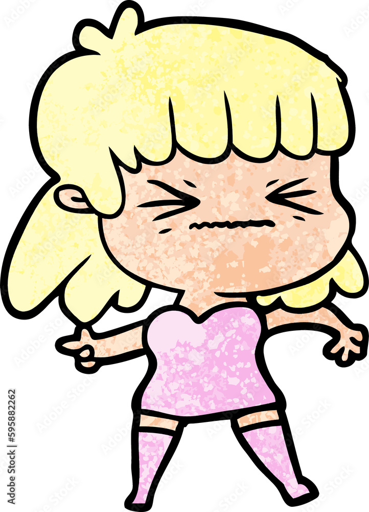 cartoon woman cartoon woman