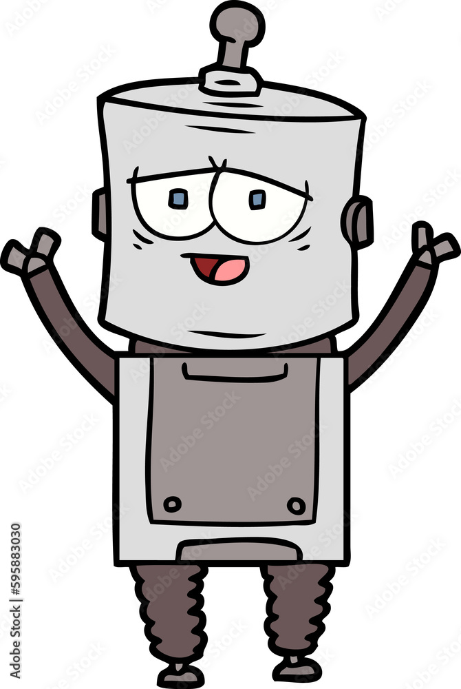cartoon robot cartoon robot