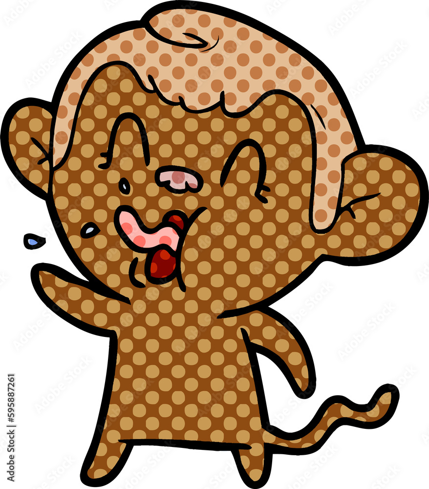 crazy cartoon monkey crazy cartoon monkey