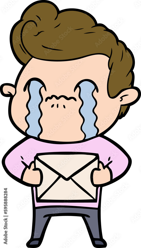 cartoon man crying cartoon man crying