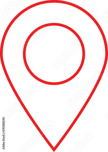 Outline location icon. PNG Free Download Outline location icon. PNG - GFXLoad