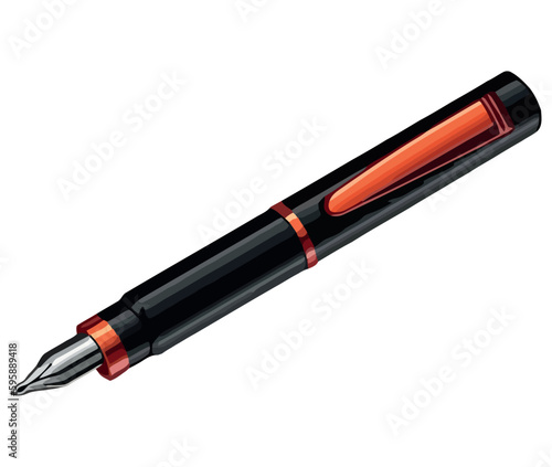 Metallic ballpoint pen design