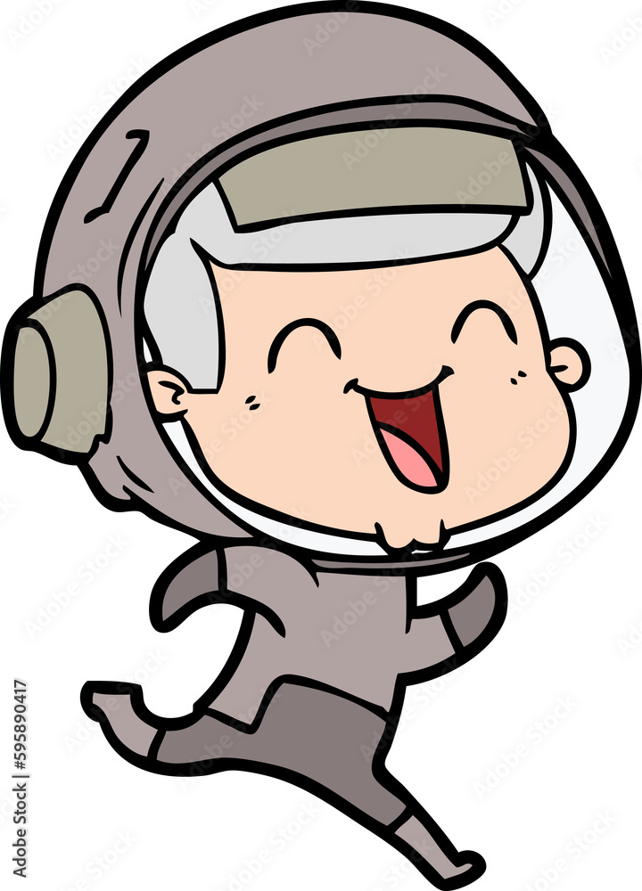 happy cartoon astronaut happy cartoon astronaut