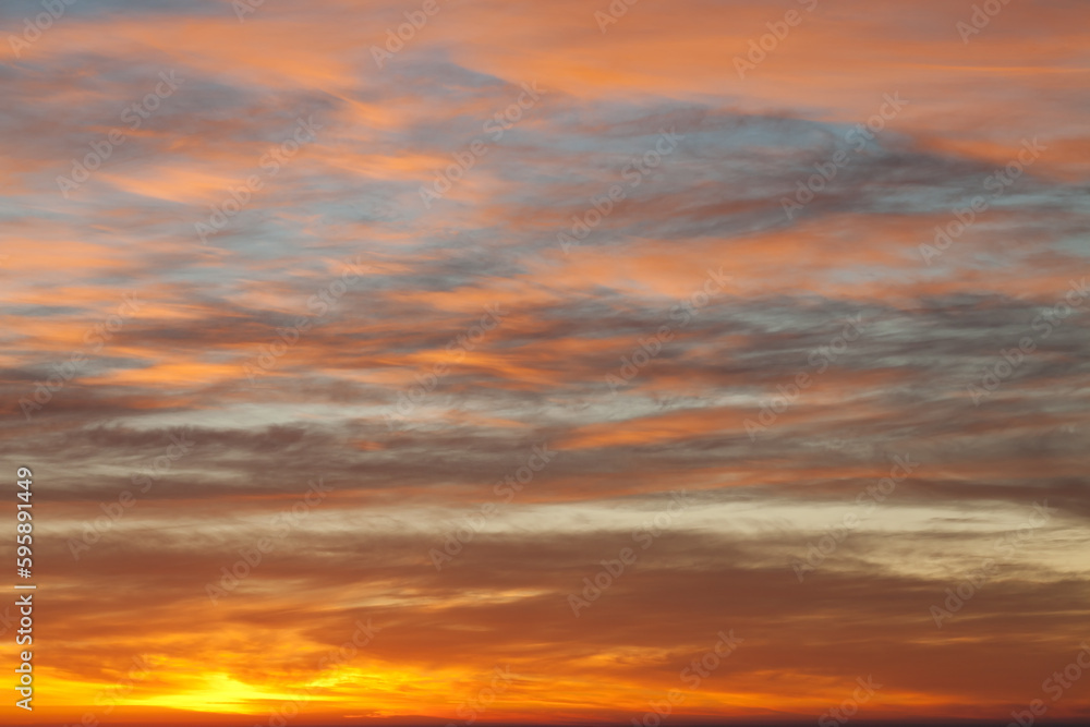 Sunrise sky over the sea Sunrise sky over the sea