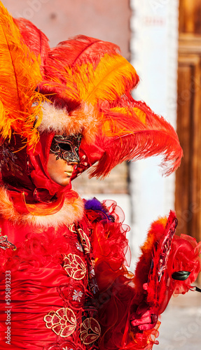 Fototapeta Naklejka Na Ścianę i Meble -  Venetian Disguise, Venice Carnival