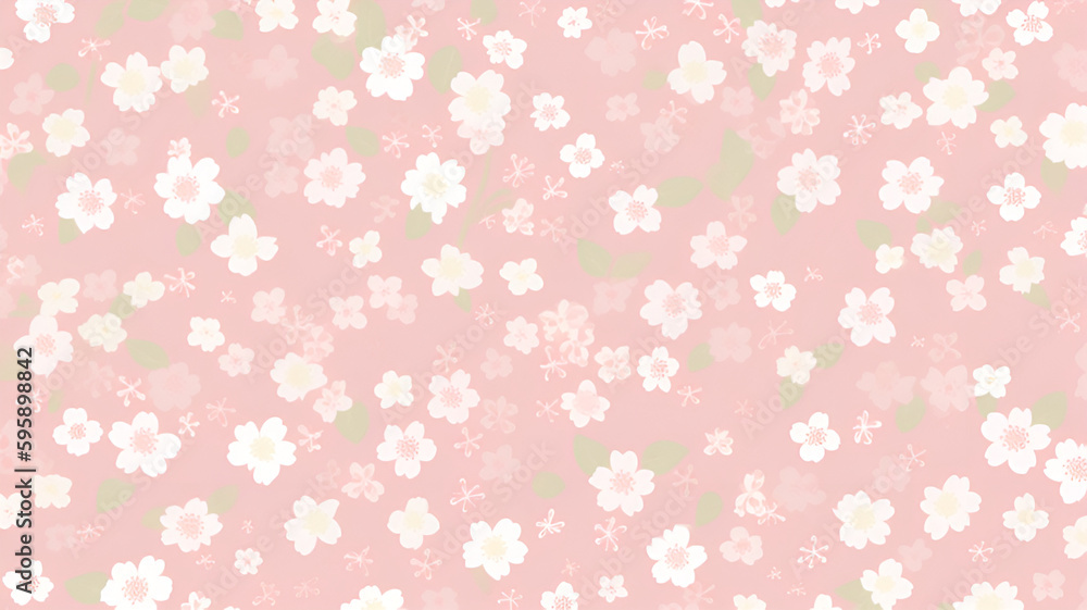 Cherry blossom Wallpaper Background | Generative AI