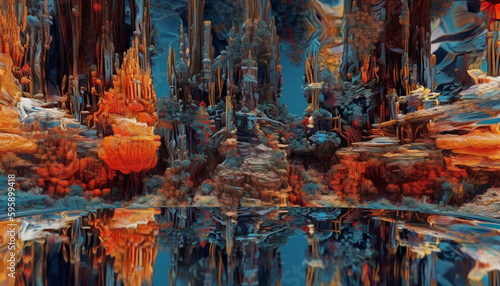 abstract multicolored background paint impressionism
