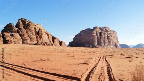 With a caravan in the Wadi Rum desert, Jordan  © Emaga Travels ✈️