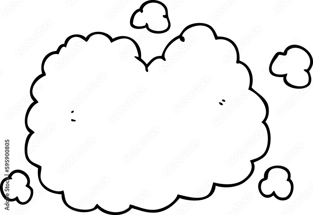 cartoon smoke cloud